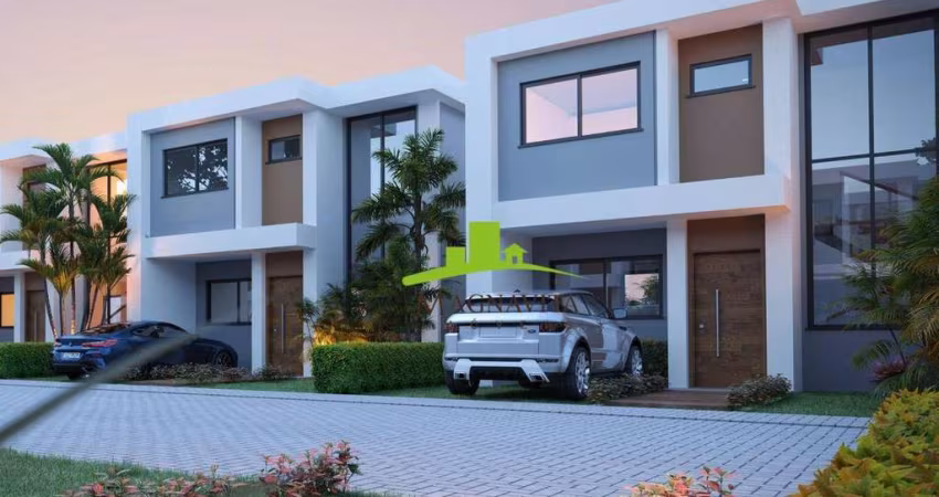 ESSENCE, Buraquinho. Casa 3 Suítes à Venda,100m², Quintal 144m², Pé Direito Duplo, Varanda Gourmet, Casa Solta, Pronta para Morar. Oportunidade!