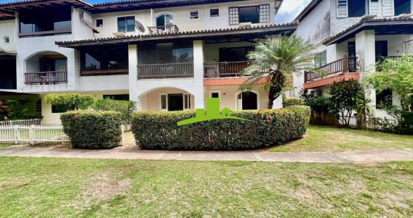 MARINA RIVERSIDE. Apartamento Térreo 3 Quartos à Venda 115m², Garden Amplo, 2 Suítes, Nascente, Área Gourmet, Condomínio Completo. Lauro de Freitas