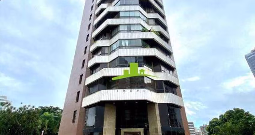 MANSÃO PLÍNIO MOSCOSO. Apartamento à Venda no Morro do Gato, 364m², 4 Quartos, 3 Suítes, 2 Dependências, 1 por Andar, Vista Parcial Mar. Salvador