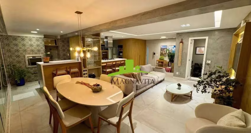 Ludco Greenville. Lindo Apartamento Alto Padrão à venda 134m², 3 suítes. Gabinete, Varanda Gourmet, Porteira Fechada, Andar Alto, Reformado. Patamares