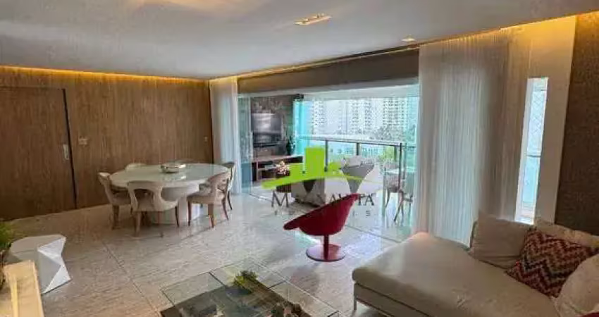 Le Parc Residential Resort. Apartamento Alto Padrão à venda 166m², 3 suítes, Varanda Gourmet, Vista Clube, Reformado, Dependência completa, 3 vagas