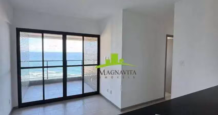 Ocean house jaguaribe. apartamento à venda, 59m², 2 quartos, suíte, varanda, vista mar, andar altíssimo, nascente total, infraestrutura completa