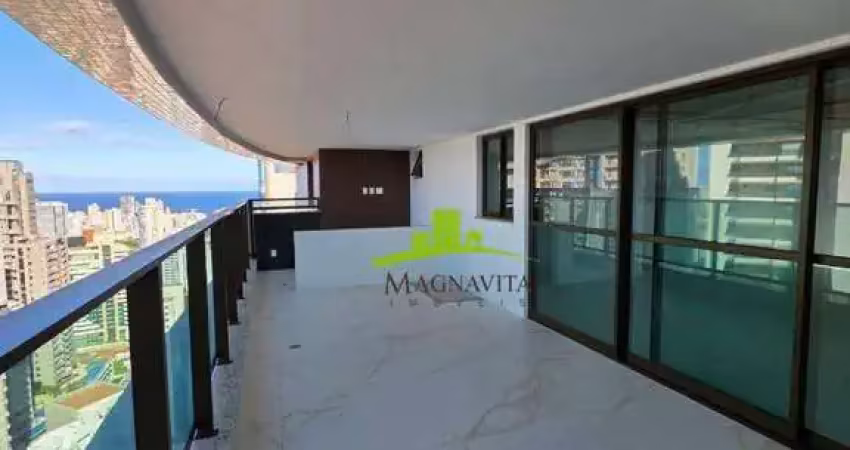 Pallazzo unique. apartamento à venda caminho das árvores, 250m², 3 suítes, varanda gourmet, andar altíssimo. moderno, elegante e de alto padrão