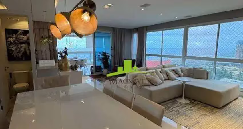 Residenza paradiso reale. apartamento alto padrão à venda 3 suítes, 155m², varanda gourmet, vista mar, nascente, patamares
