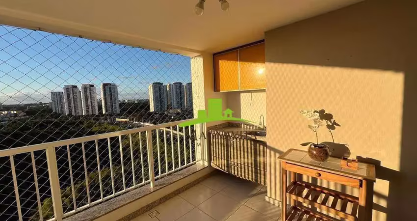 Vista patamares. apartamento à venda 2 quartos, 77m², varanda gourmet, vista livre, norte/sul, armários planejados. localização privilegiada