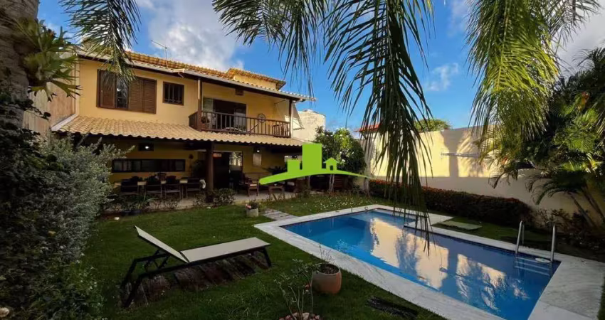 Vilas do atlântico. casa à venda 280m², 3 suítes, piscina, varanda gourmet, energia solar, alameda fechada, alto padrão, oportunidade única!