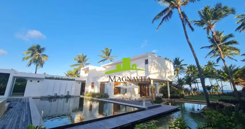 Busca vida, casa alto luxo frente mar à venda, 1.555m², projeto davi bastos, alto padrão, piscina, 5 suítes vista mar, piscina, ofurô. exclusividade!