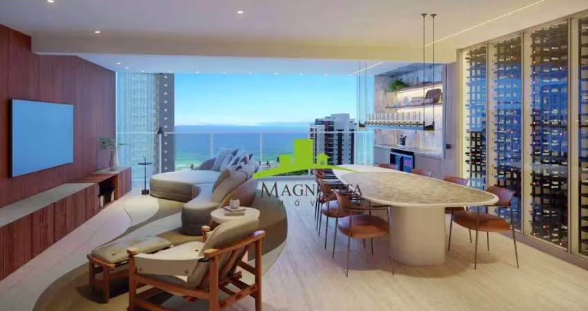 Nouvelle blues. apartamento à venda jaguaribe salvador, 159m², 4 quartos, 3 suítes, varanda gourmet, lazer completo. 2 vagas. lançamento alto padrão