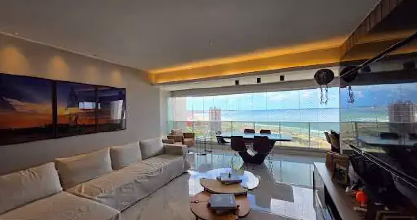 Hemisphere 360º. apartamento de luxo à venda 142m², 3 suítes, vista mar deslumbrante. nascente. sala ampla e varanda integrada. 3 vagas. alto padrão