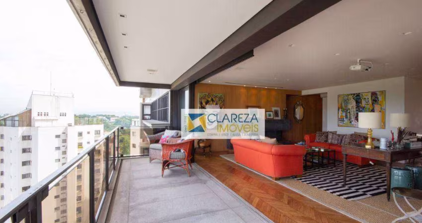Apartamento com 3 dormitórios à venda, 306 m² por R$ 4.900.000,00 - Real Parque - São Paulo/SP