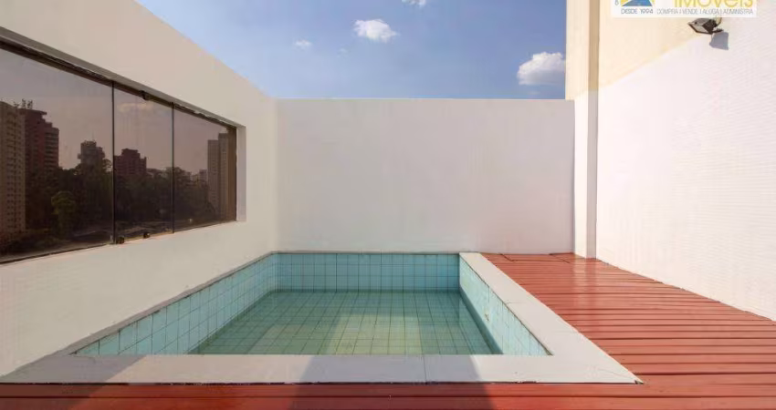 Cobertura com 3 dormitórios, 230 m² - venda por R$ 1.100.000 ou aluguel por R$ 8.650/mês - Jardim Ampliação - São Paulo/SP