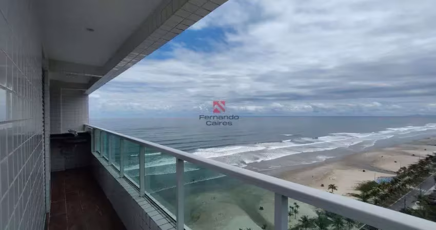 Apartamento novo frente mar no flórida 02 dormitórios 01 suíte com vista mar