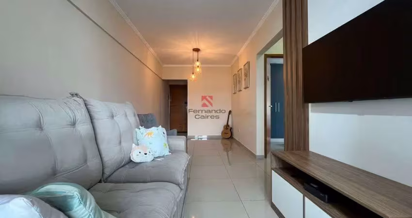 Apartamento mobiliado  vista parcial do mar no boqueirão - 2 dormitórios 1 suíte
