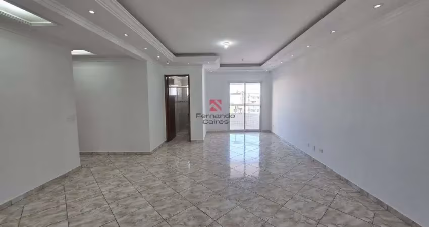 Apartamento amplo 3 dormitórios e churrasqueira na sacada – ocian, praia grande