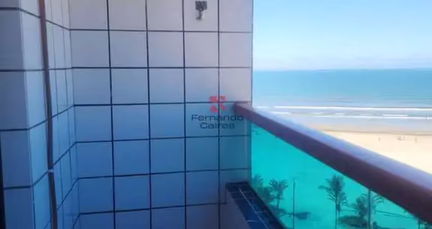 Amplo apartamento 2 dorm 1 suíte com vista para o mar na ocian – praia grande