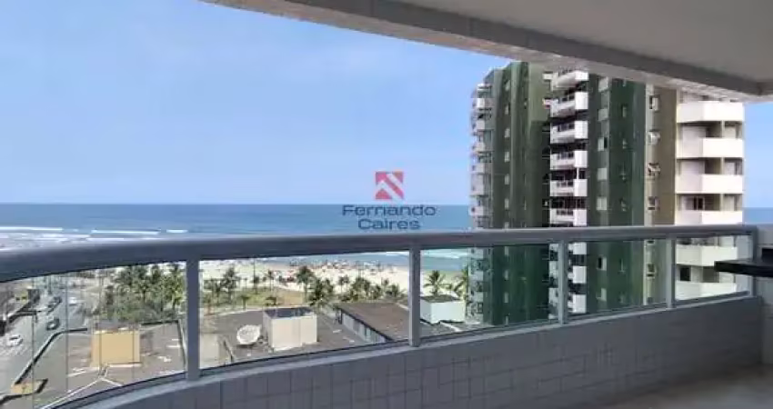 Apartamento 02 dormitórios, 01 suíte com vista mar incrível no bairro caiçara