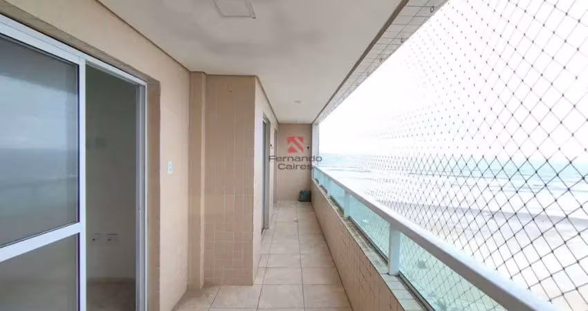 Apartamento frente para o mar 02 dormitórios 01 suíte no bairro caiçara
