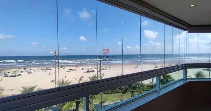 Apartamento mobiliado vista mar definitiva e planejados - praia grande, caiçara