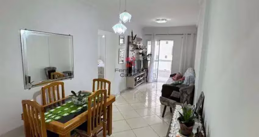 Apartamento mobiliado a 100m da praia no caiçara 2 dormitórios 1 suíte