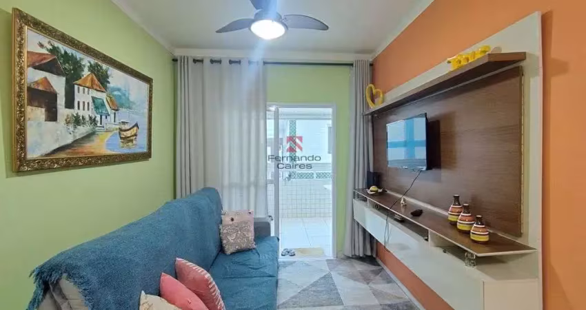 Apartamento 02 dormitórios 01 suíte - semi-mobiliado - vila tupi perto da praia