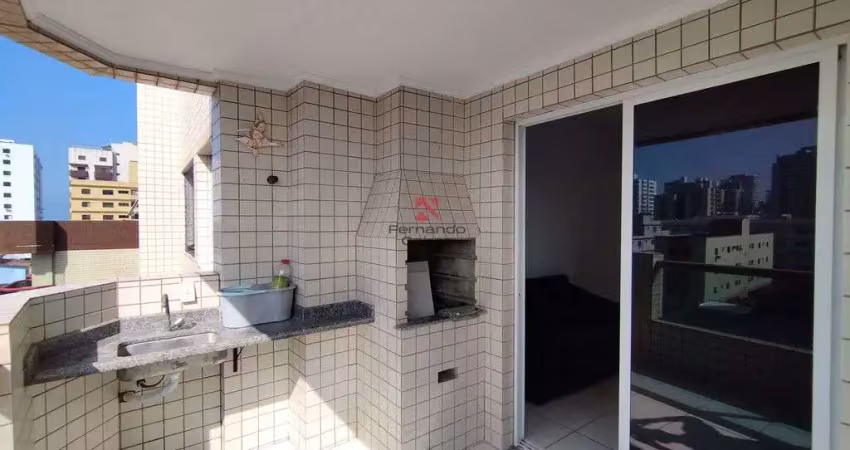 Apartamento 01 dormitório 200m da praia - sacada gourmet e planejados - tupi