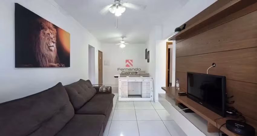 Apartamento mobiliado 2 dorm 1 suite sacada a 100m da praia - bairro tupi