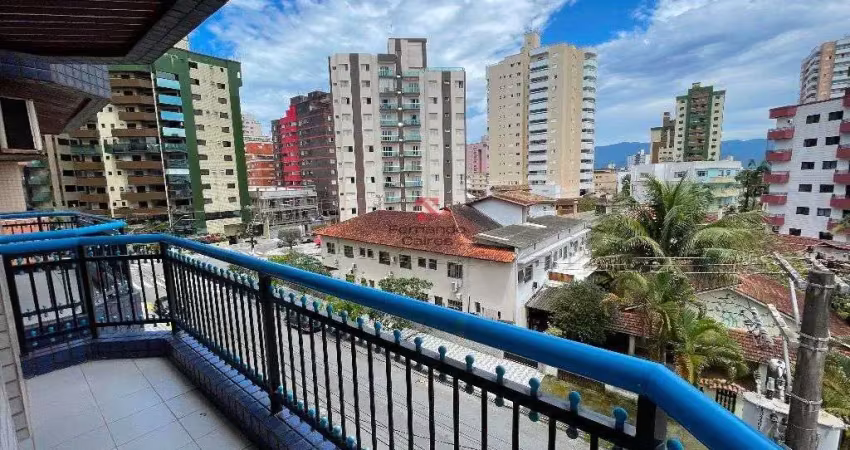 Apartamento mobiliado com sacada a 300m da praia – vila tupi, praia grande