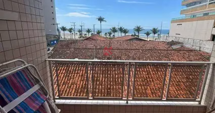 Apartamento 1 dorm com vista mar a 80 metros da praia – caiçara, praia grande