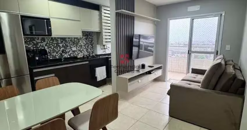 Apartamento decorado com 2 dorms 1 suite – guilhermina, praia grande