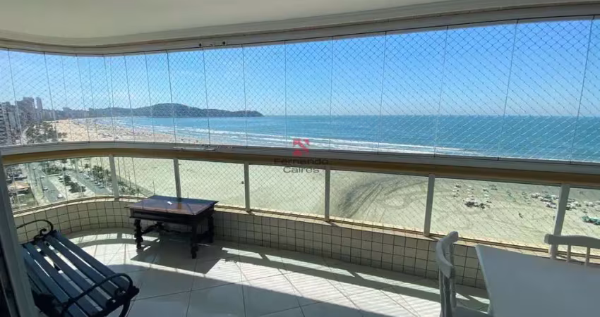 Apartamento de alto padrão com 3 suítes, vista para o mar e sacada gourmet