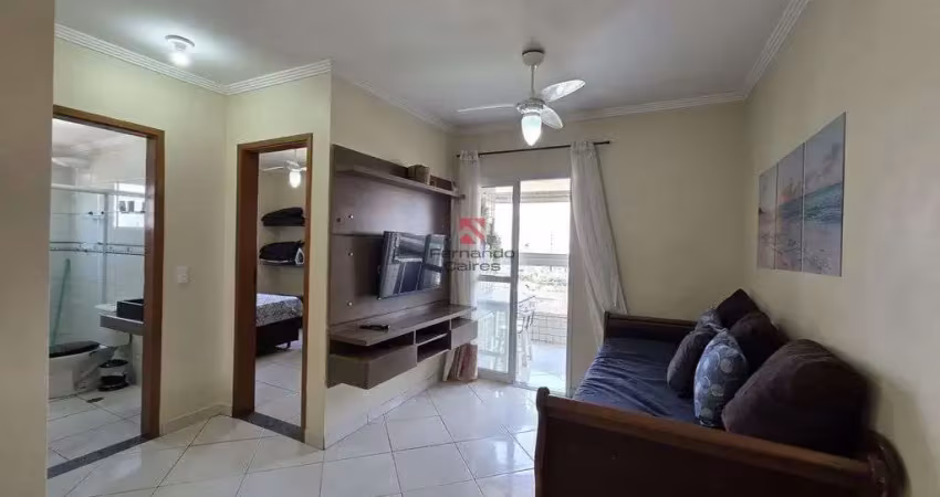 Apartamento mobiliado 1 dormitório a apenas 300 metros da praia! 