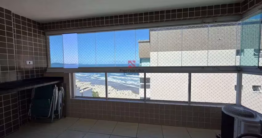 Apartamento semi novo 2 dorm 1 suíte sacada gourmet e vista mar no bairro mirim