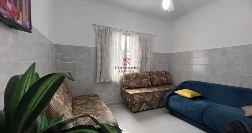 Kitnet térrea reformada com 1 vaga – bairro guilhermina - aceita financiamento