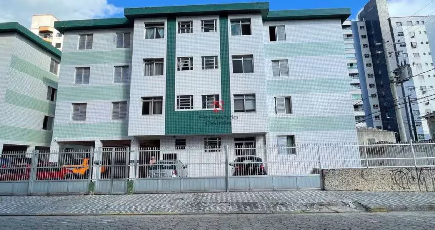 Apartamento 1 dormitório semi mobiliado na guilhermina – 130m da praia 