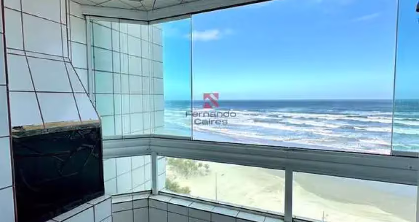 Apartamento 2 dormitórios 1 suíte porteira fechada vista ao mar – aceita permuta