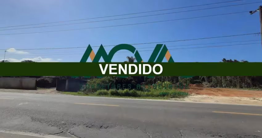 Terreno está situado em frente ao asfalto - avenida sai mirim ( rua 370)