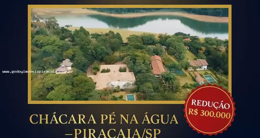 Chácara para venda em piracaia, represa pé na água, 10 dormitórios, 7 suítes, 10 banheiros
