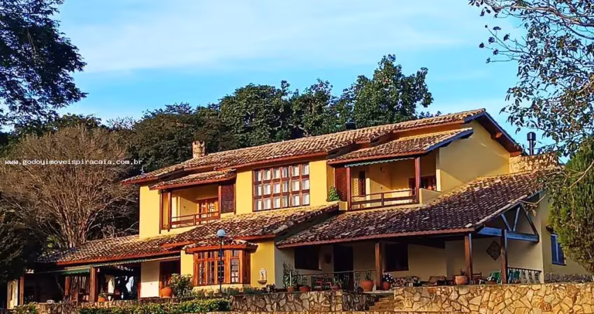 Sítio / chácara para venda em piracaia, represa pé na água, 6 dormitórios, 5 suítes
