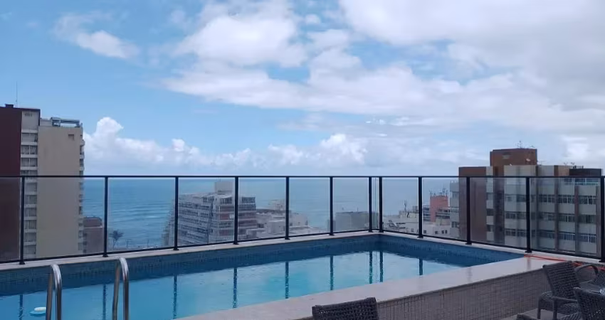 Apartamento Mobiliado para Aluguel na Pituba – 1 Quarto, Varanda e Infraestrutura Completa