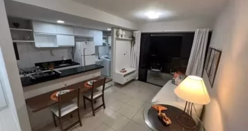 Apartamento 1/4 Mobiliado na Barra – 53 m², Varandão e Infraestrutura Completa