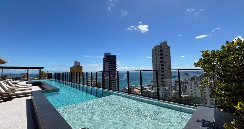 Apartamento mobiliado no alive – corredor da vitória - nascente total