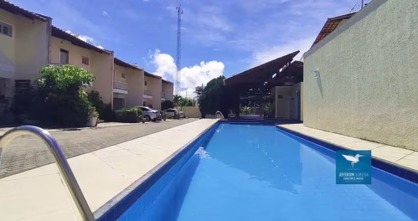 Casa em condomínio fechado no bairro lagoa redonda - avenida maestro lisboa, fácil acesso a av. washington soares e porto das dunas, 171m2, varandão, 04 quartos, sendo 03 suítes, até 04 vagas, lazer c