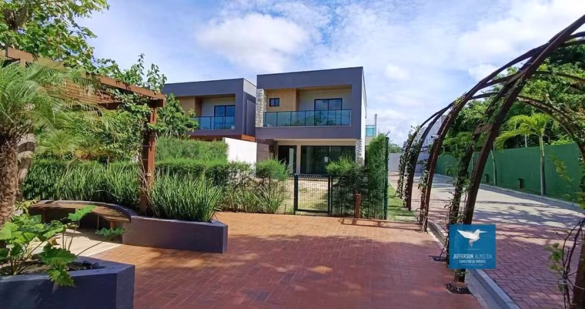 Repasse Exclusivo! Casa de Esquina no Giverny Condomínio Jardim em Eusébio. Sucesso de Vendas! Pronto Para Morar. São 04 Suítes, 151m2 de Construção, Lote 201m2, 03 Vagas
