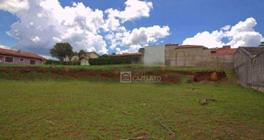Terreno à venda, 800 m² por R$ 550.000,00 - Vale do Sol - Bom Jesus dos Perdões/SP