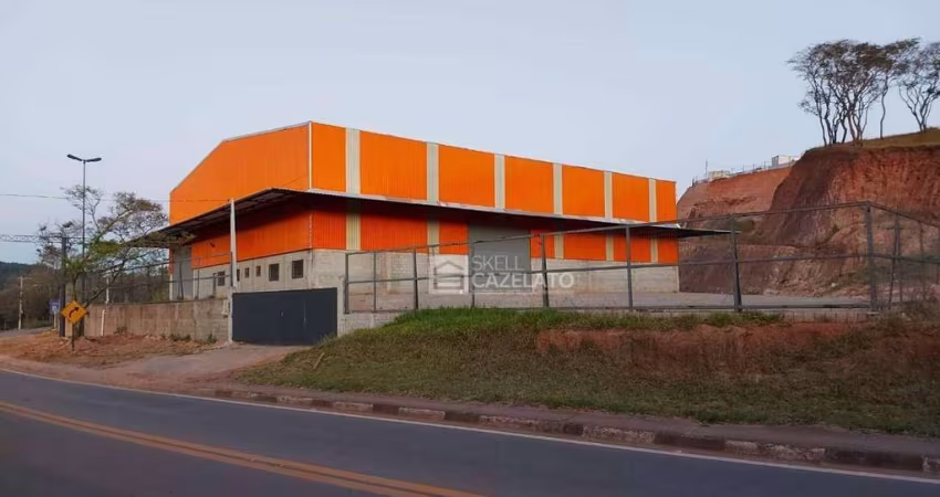 Galpão para alugar, 1800 m² por R$ 28.000,00/mês - Guaxinduva - Atibaia/SP