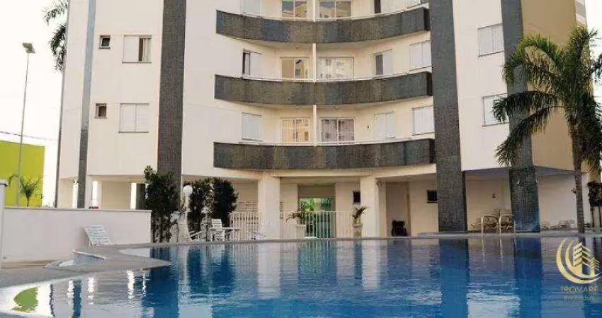 Apartamento com 2 dormitórios à venda, 80 m² por r$ 380.000,00 - edifício village towers - taubaté/sp