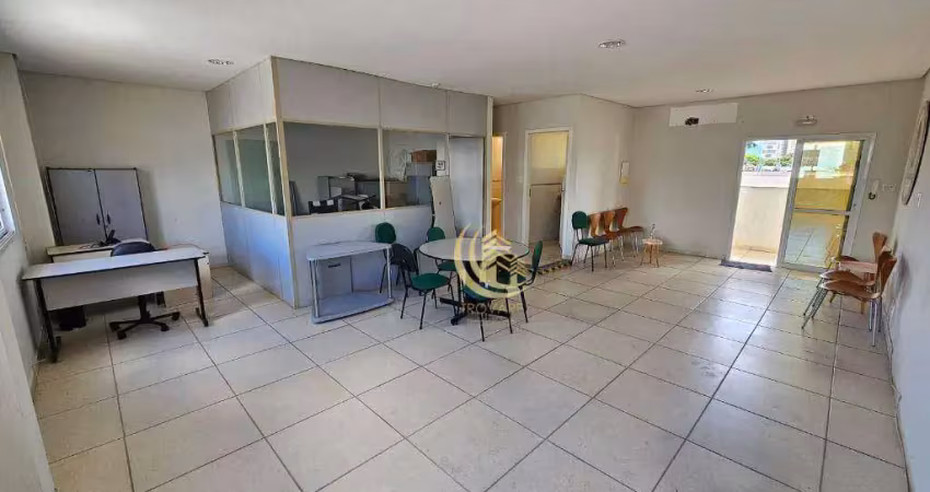 Sala para alugar, 70 m² por r$ 1.450,00/mês - jardim das nações - taubaté/sp