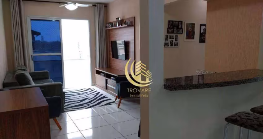 Apartamento com 2 dormitórios à venda, 68 m² por r$ 310.000,00 - chácara do visconde - taubaté/sp