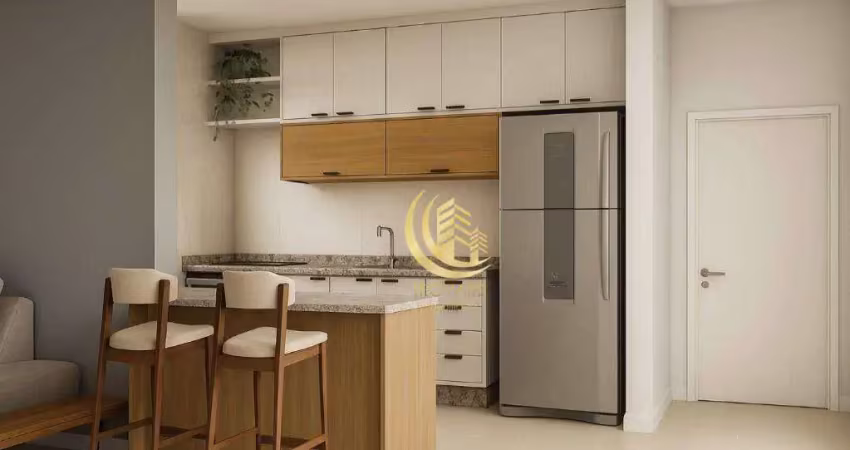 Apartamento com 2 dormitórios, 77 m² - venda por r$ 550.000,00 ou aluguel por r$ 2.945,00/mês - jardim das nações - taubaté/sp