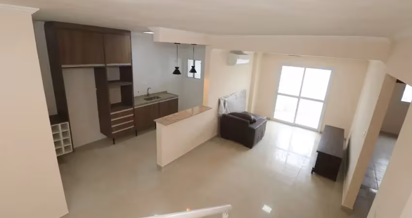 Apartamento cobertura duplex e semi mobiliada para venda/permuta no jardim marina em mongaguá